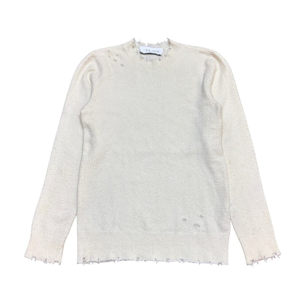 Iro Jeans Berito Distressed Wool Alpaca Sweater Women's Medium